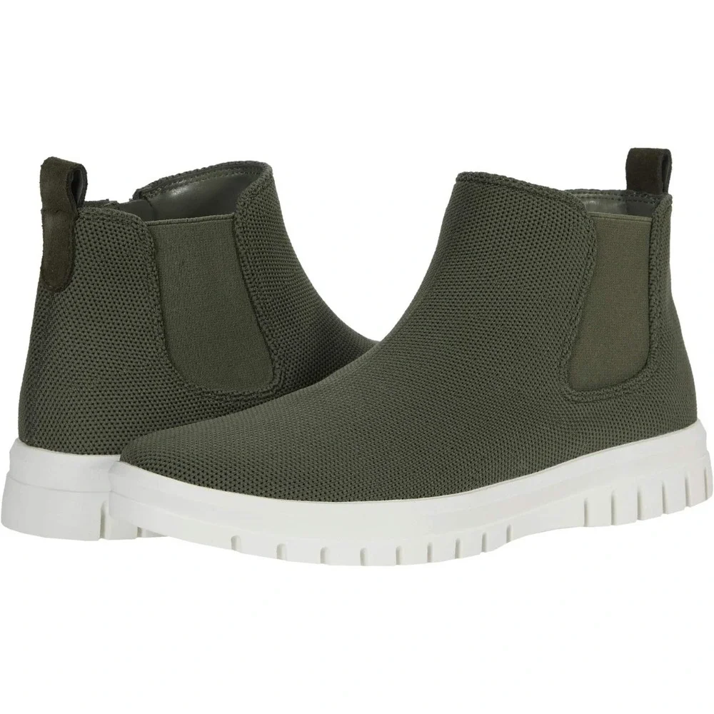 Blondo®‎ (Women's 8 M) Florette™ Waterproof Bootie in Olive Knit